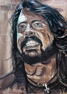 Dave Grohl painting