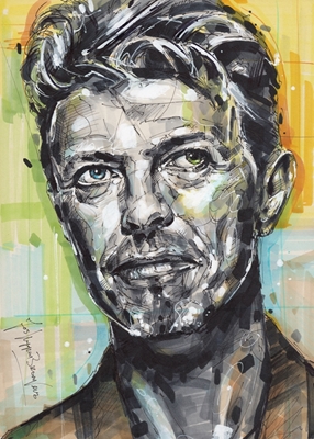 David Bowie painting.