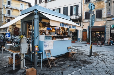 Foodtruck in Florence, Italië