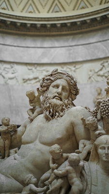 Roman god statue