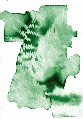 Abstract dark green fern