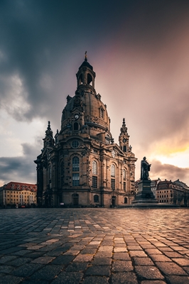 morning, Dresden Frauenkirche