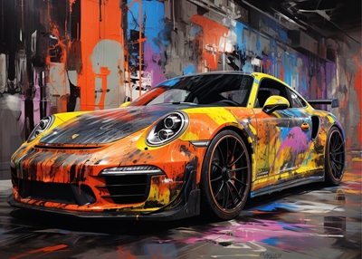 Porsche graffiti