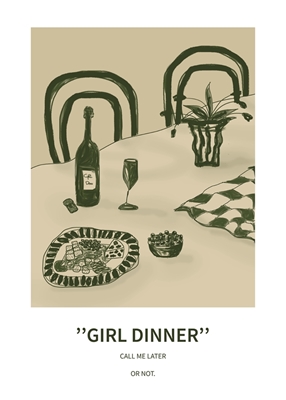 Girl dinner