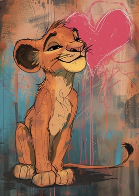 Baby lion x Grafitti