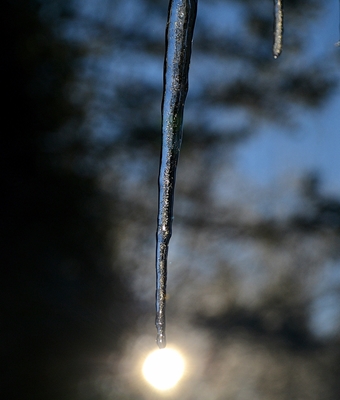 Icicle touches the sun
