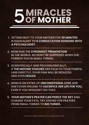 5 miracles of mother
