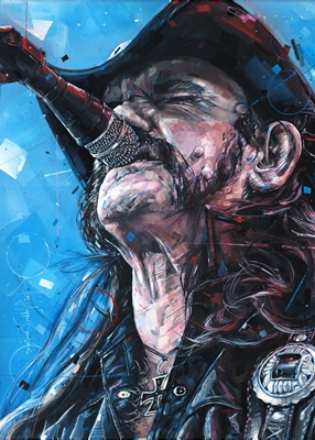 Lemmy Kilmister painting.