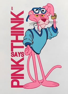 Panther Pink Says Think