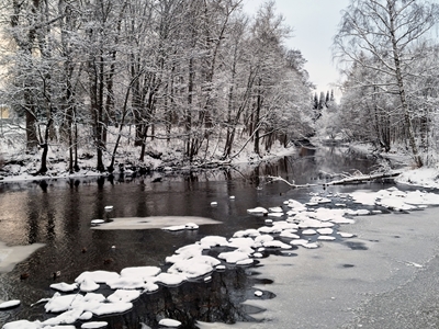 En kall vinterdag i Gävle