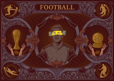 Mesut Ozil Cartoon Football 