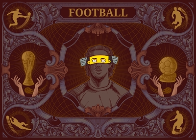 Ronaldinho Cartoon Football 