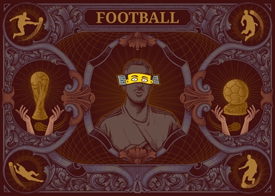 Eden Hazard Cartoon Football 