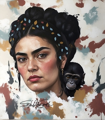 Frida y el mono 
