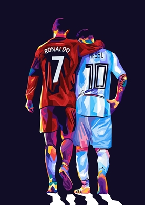 Ronaldo og Messi 