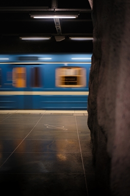 Blå tunnelbana, Stockholm