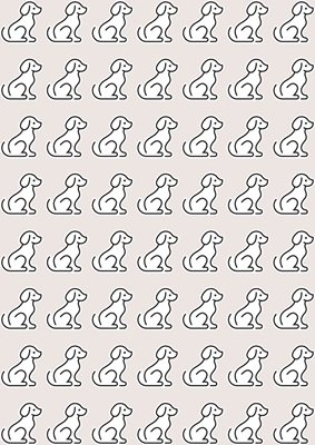 Dog Grey Pattern #2