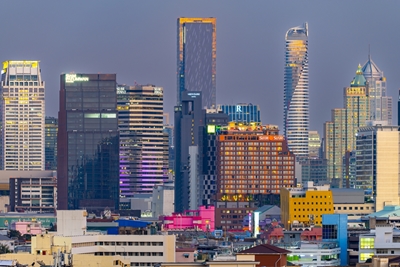 Skyline van Bangkok
