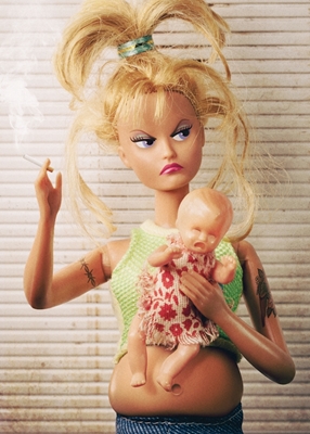 Barbie Weißer Müll