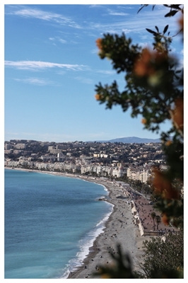 Uitzicht op Nice