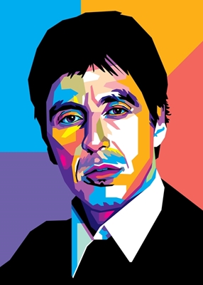 Al Pacino w stylu WPAP
