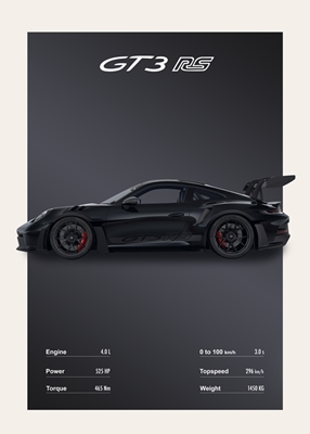 Black Porsche 911 GT3 RS