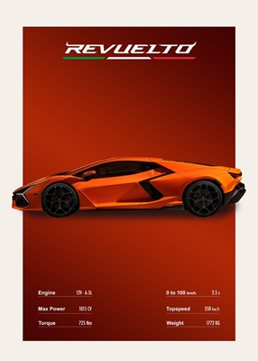 The Lamborghini Revuelto