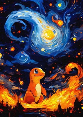 Charmander Pokemon Painting