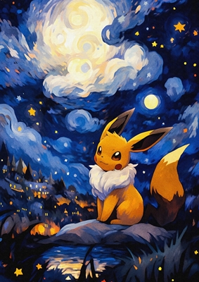 Eve Pokemon Painting