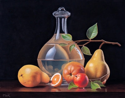 Fruits and Glass Carafe