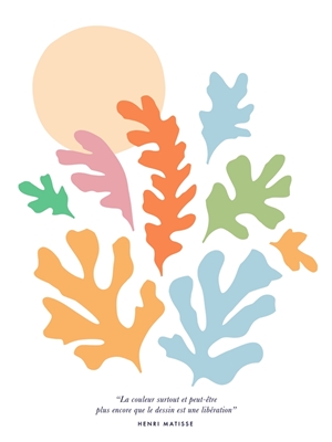 Pastel Summer Leafy cut-outs