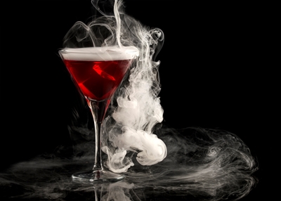 Röd cocktail