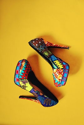 African Stiletto Shoes