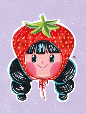 Bella Brösel - strawberry head