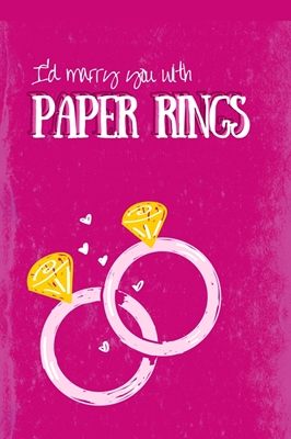 Paper Rings Poster