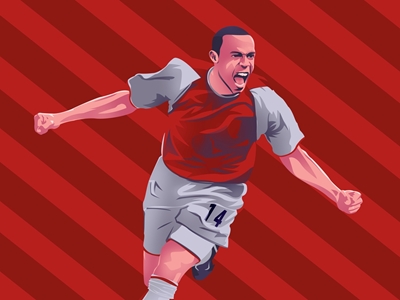 Thierry Henry In Vector Art