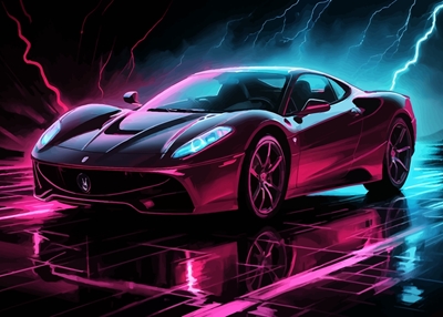 Ferrari Enzo - Neon Shadow