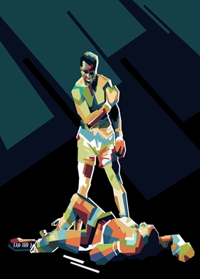 action Muhammad Ali wpap art