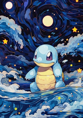 Squirtle Pokemon Painting