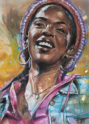 Lauryn Hill painting
