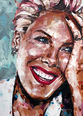 P!nk painting