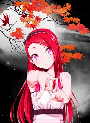 anime red haired girl