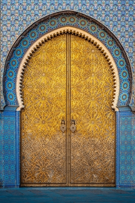 Palast Tür Marokko