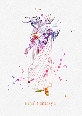 Final Fantasy I Watercolor