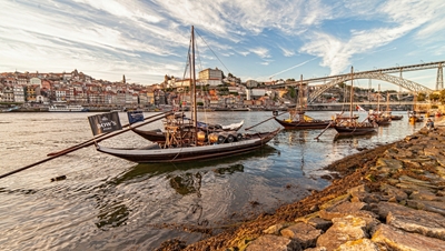 Porto Panorama mit Douro