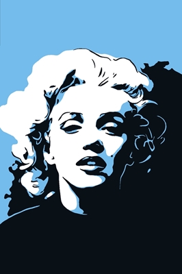 Marilyn N°4 "Blue Daisy"