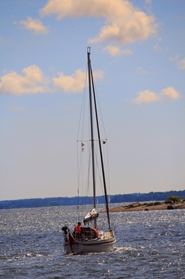 Sailboat in Karlskrona Sweden