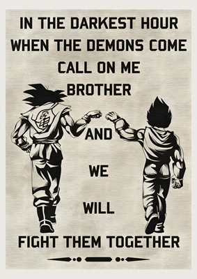 Goku & Vegeta Quotes