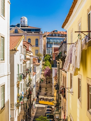 Bairro Alto district in Lisbon