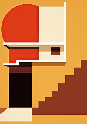 Bauhaus plakat kunst trykk